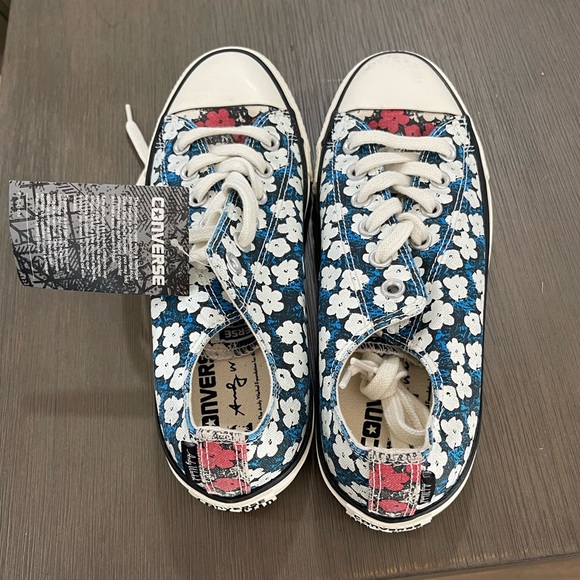 Converse CTAS OX Spray Paint Andy Warhol shoes size 8 women’s - Picture 3 of 5